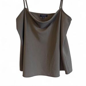 Topshop Women's Elegant Gray Camisole